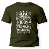 Vicces póló több színben, Apa üzemanyaga