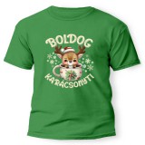 Vicces póló több színben, boldog karácsonyt, szarvas bögrében