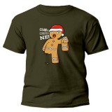 Vicces póló több színben, Csak a gombokat ne, karácsony, mézi