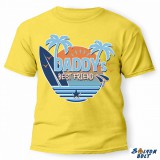 Vicces póló több színben, daddy&#039;s best friend