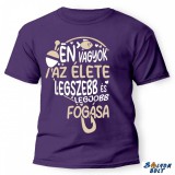 Vicces póló több színben, Én vagyok élete legszebb fogása