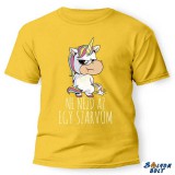 Vicces póló több színben, Ne nézd az egyszarvúm