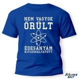 Vicces póló több színben, Nem vagyok őrült, édesanyám kivizsgáltatott