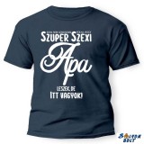 Vicces póló több színben, Szuper apa