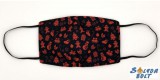 Vicces szájmaszk, karácsonyi mintás, több színben