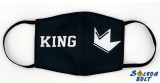 Vicces szájmaszk, király, King