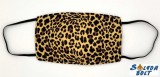 Vicces szájmaszk, leopárd mintás