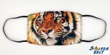 Vicces szájmaszk, tigris mintás