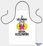 Vicces szakács kötény, 2 vélemény létezik