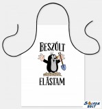 Vicces szakács kötény, Beszólt elástam - mondta a kisvakond