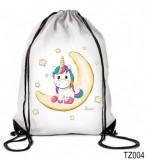 Vicces tornazsák, Unikornis ül a holdon