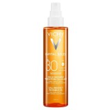 Vichy Capital Soleil Cell Protect láthatatlan Olaj SPF30 Arcra, testre és hajvégekre 200ml