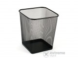 Victoria fémhálós, szögletes papírkosár, fekete