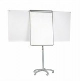 Victoria Flipchart tábla, mágneses felület, 70x100 cm, 2 db segédkarral, mobil