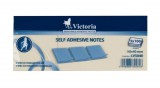 Victoria Öntapadó jegyzettömb, 50x40 mm, 100 lap, sárga