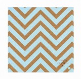 Victoria SF751417397 "Chevron Green" Üzenőtábla keret nékül 40x40 cm - Parafa SF751417397