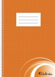 VICTORIA Spirálfüzet, A4, francia kockás, 70 lap, VICTORIA