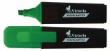 Victoria Szövegkiemelő, 1-5 mm, "Color 100", zöld 10 DB