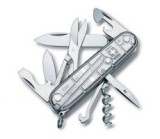 VICTORINOX Climber zsebkés, áttetsző szürke "Silvertech" (011-3703-T7)