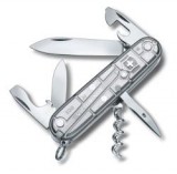VICTORINOX Spartan zsebkés, 12 funkciós, áttetsző szürke (011-3603-T7)