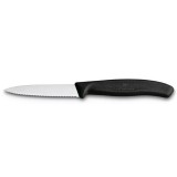 VICTORINOX Swiss Classic hámozókés, recézett pengével (8 cm) fekete