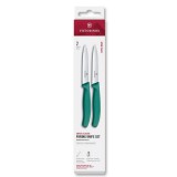 VICTORINOX Swiss Classic késkészlet (10 cm) 2 részes, zöld