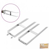 VID 2 db acél wpc kerítéscövek 40 cm