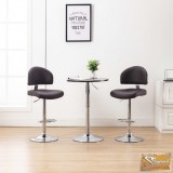 VID 2 db barna műbőr bárszék