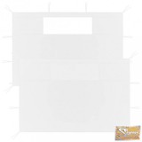 VID 2 db fehér ablakos pavilonfal