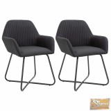 VID 2 db fekete szövet étkezőszék