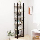 VID 2 db sonoma-tölgyszínű forgácslap tárolópolc 60 x 30 x 210 cm