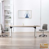 VID 2 db világosszürke szövet étkezőszék