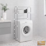 VID 2 szintes szürke vas mosógép feletti tárolóállvány 69x28x143 cm