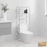 VID 2 szintes szürke vas wc feletti tárolóállvány 53,5x28x143 cm