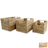 VID 3 részes vízijácint tárolókosár szett