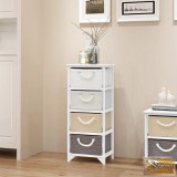 VID 4 fiókos fa tároló szekrény