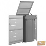 VID acél tároló gurítható szemeteskukához 69 x 77,5 x 115 cm