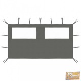 VID antracitszürke ablakos pavilonfal 4 x 2 m