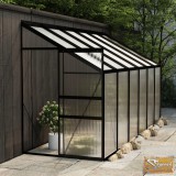 VID antracitszürke alumínium melegház 7,44 m³