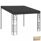 VID antracitszürke falra szerelhető pavilon 3 x 3 x 2,5 m