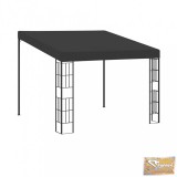 VID antracitszürke falra szerelhető szövetpavilon 3 x 3 m