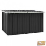 VID antracitszürke kerti tárolóláda 171 x 99 x 93 cm