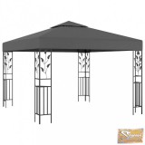 VID antracitszürke pavilon 3 x 3 m