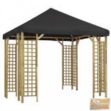 VID antracitszürke pavilon 3 x 3 m