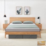 VID antracitszürke szövet tárolódoboz 70 x 40 x 18 cm