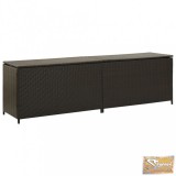 VID barna kerti polyrattan tárolóláda 200 x 50 x 60 cm