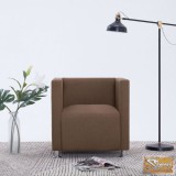 VID barna poliészter kocka alakú karosszék