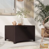 VID barna polyrattan kerti tárolóláda 60 x 54 x 41 cm