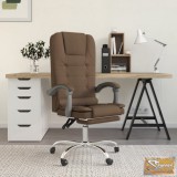 VID barna szövet dönthető irodai masszázsfotel