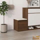 VID barna tölgyszínű szerelt fa tárolódoboz 40,5 x 40 x 40 cm